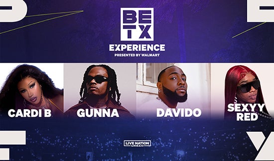 More Info for BET Experience Presents Cardi B, Gunna, Davido, Sexyy Red, and Jordan Ward