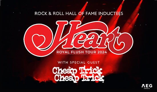 More Info for HEART Announces Additional Royal Flush Tour 2024  Dates Across North America, with New Stops in Los Angeles, Austin, Nashville and New York City