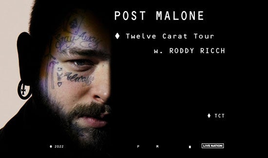 More Info for POST MALONE ANNOUNCES THE TWELVE CARAT TOUR