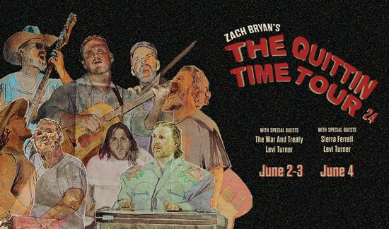 More Info for ZACH BRYAN ANNOUNCES NEW DATES FOR THE QUITTIN TIME 2024 TOUR