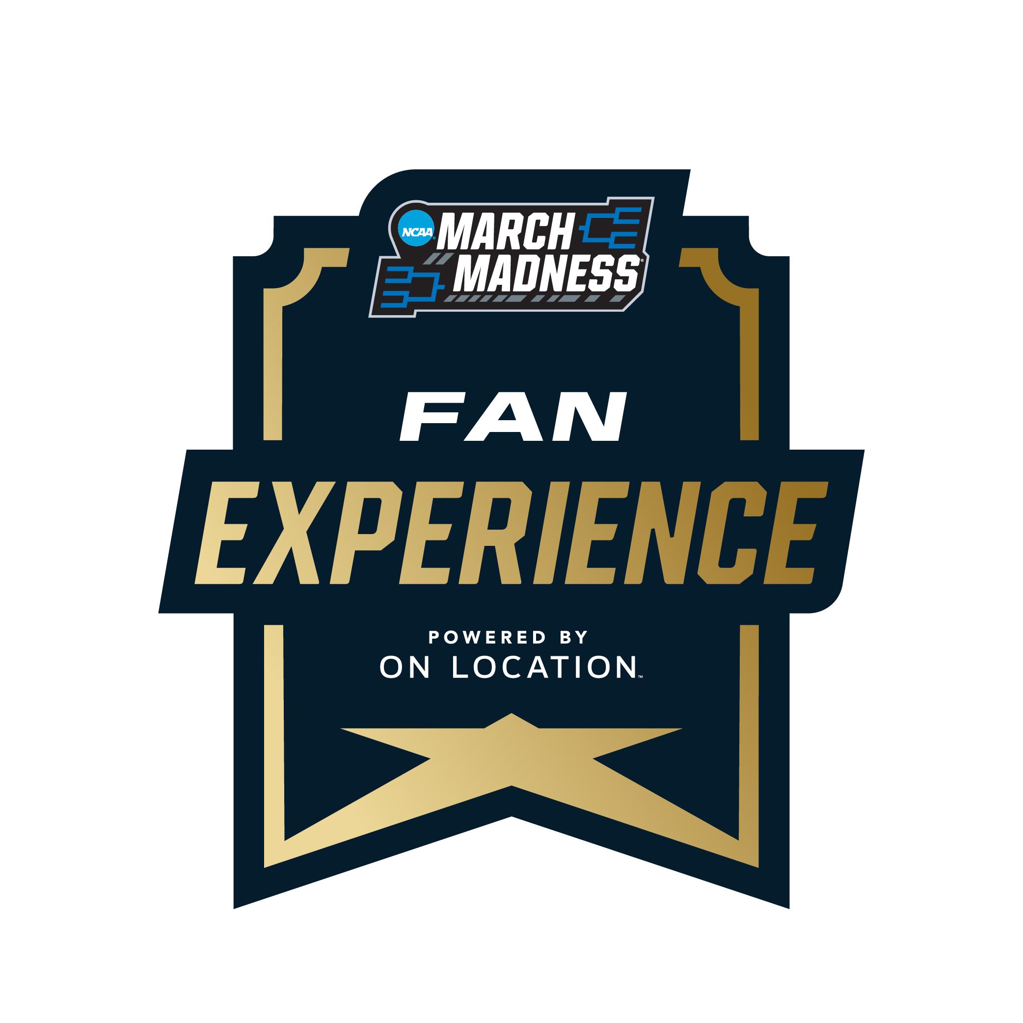 NCAA March Madness. Fan Experience. Powered by On Location. 