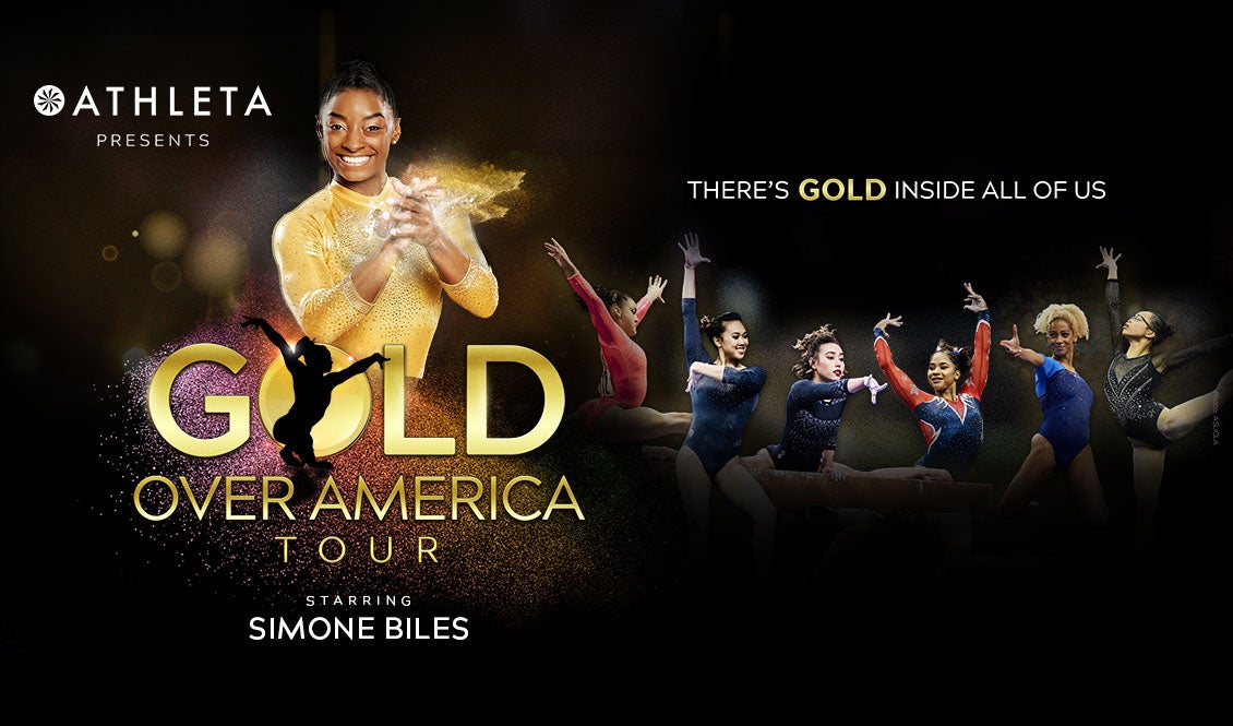 Athleta Presents Gold Over America Tour. There is gold inside us all. Starring Simone Biles